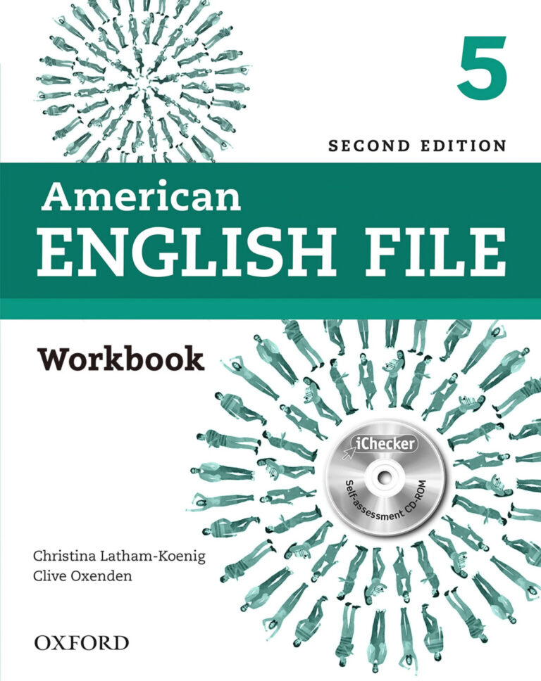 American English file 2ed 5 Workbook Kitap Kapağı