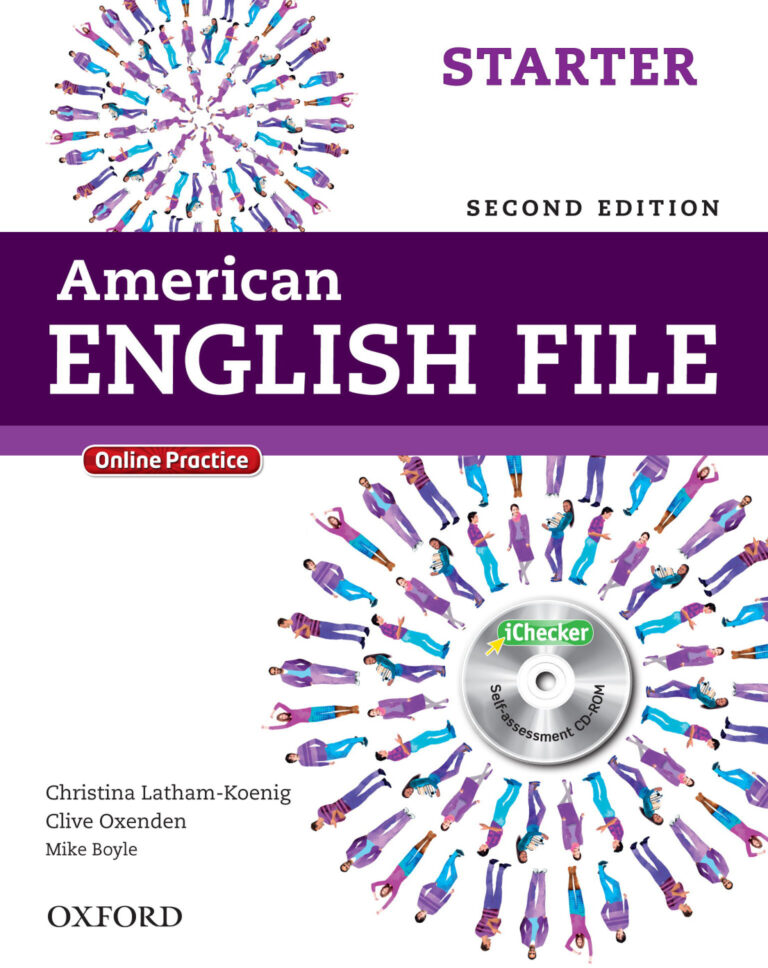 American English file 2ed Starter Student book Kitap Kapağı
