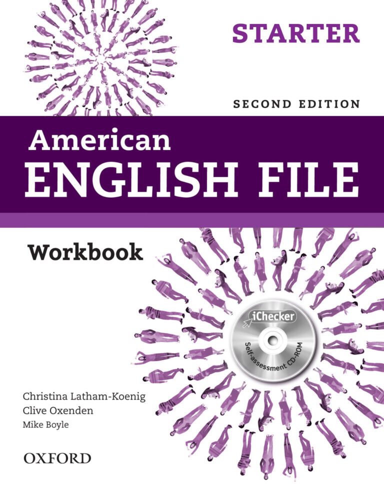 American English file 2ed Starter Workbook Kitap Kapağı