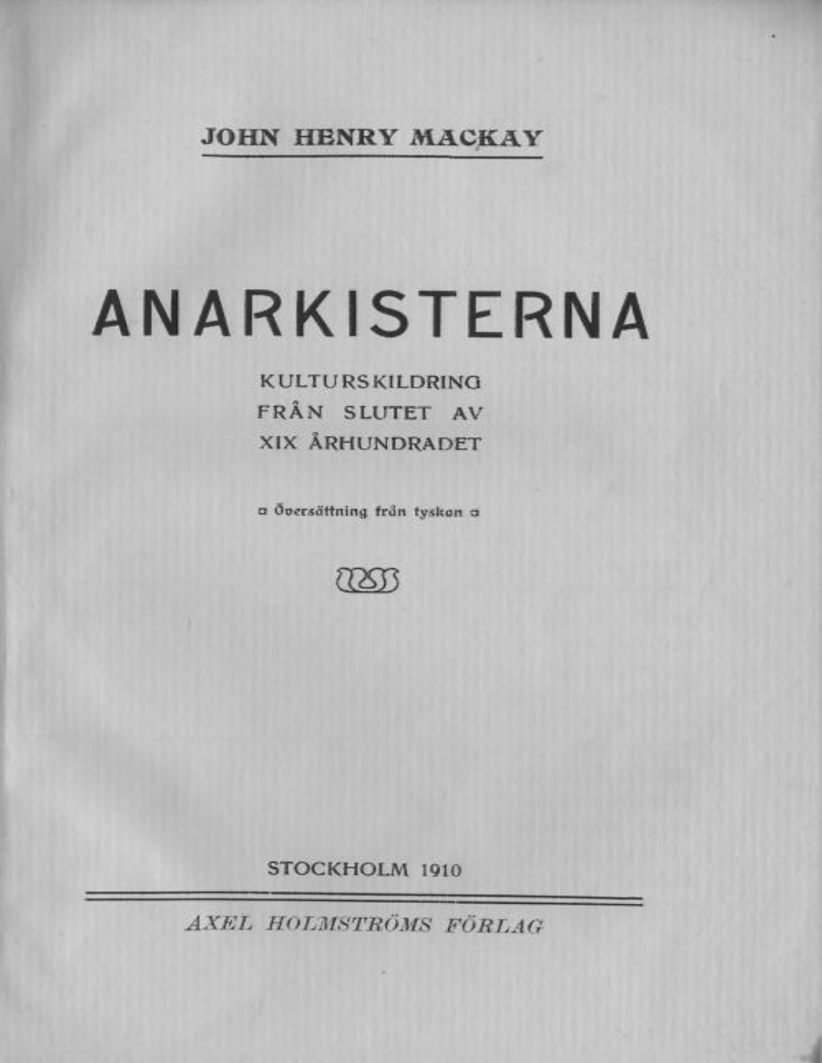 Anarkisterna PDF Download