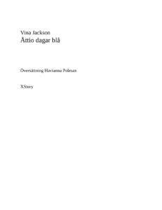 Attio dagar bla Jackson Vina Kitap Kapağı