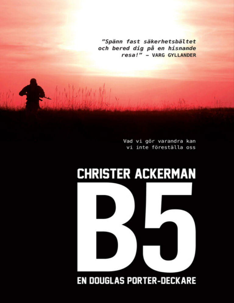 B5 En Douglas Porter deckare Ackerman Christer Kitap Kapağı