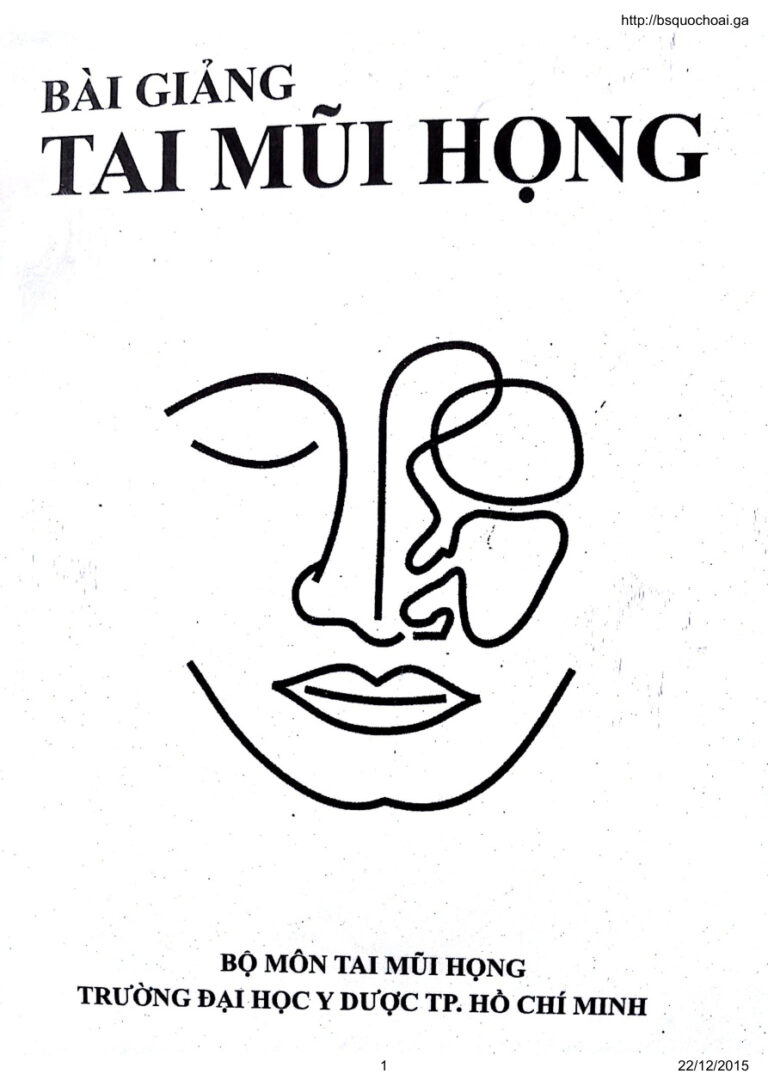 Bai giang Tai mui hong Bo mon Tai mui hong DH Y Duoc TPHCM Vietnamese Edition GS Vo Tan Kitap Kapağı