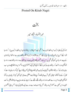 Bakht بخت Urdu Edition Mehrunnisa Shahmeer Kitap Kapağı