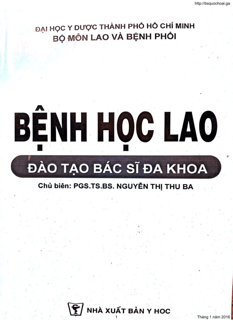 Benh hoc lao Dao tao bac si da khoa DH Y Duoc TP HCM Vietnamese Edition PGSTSBS Nguyen Thi Thu Ba Kitap Kapağı
