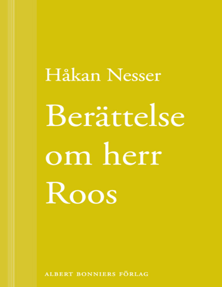 Berattelse om herr Roos Nesser Hakan Kitap Kapağı