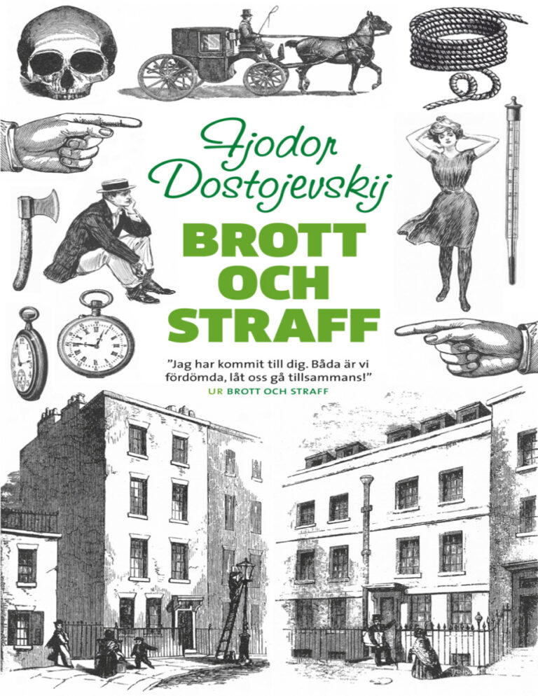 Brott och straff Swedish Edition Dostojevskij Fjodor Kitap Kapağı