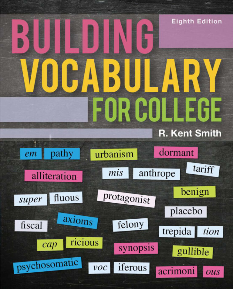 Building Vocabulary for College Kitap Kapağı