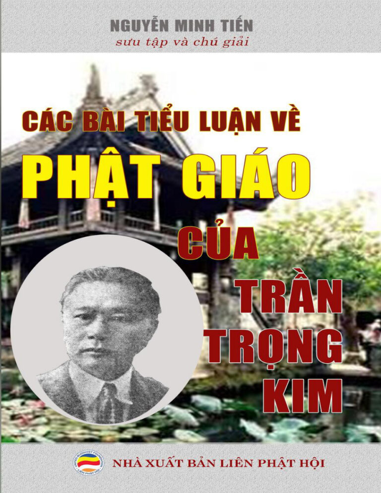 Cac bai tieu luan ve Phat giao cua Tran Trong Kim Vietnamese Edition Nguyen Minh Tien Kitap Kapağı