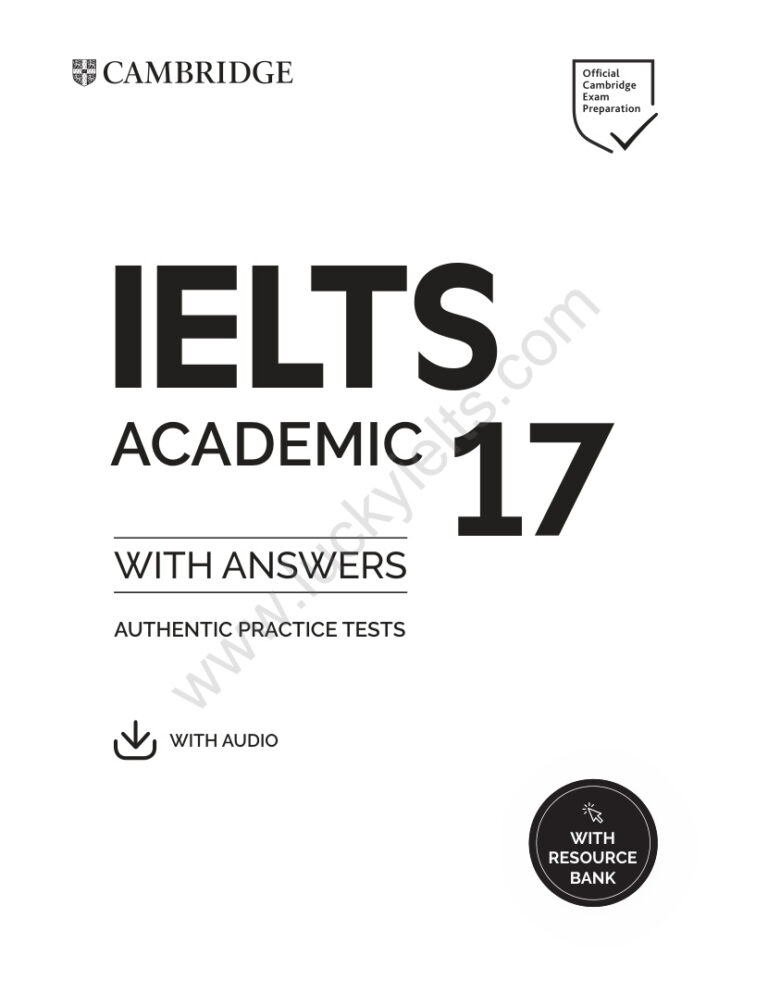 Cambridge IELTS 17 with Answers Academic Kitap Kapağı