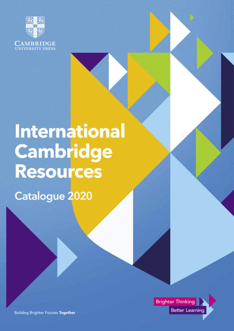 Cambridge International CAIE Catalogue 2020 LR Kitap Kapağı