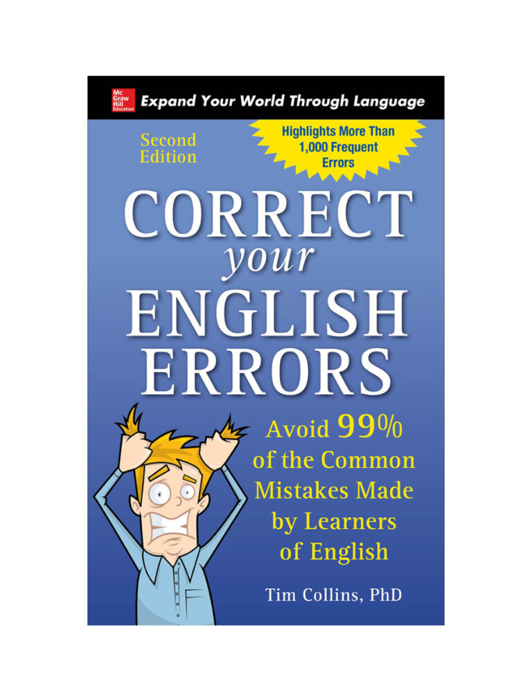 Correct Your English Errors Second Edition Kitap Kapağı