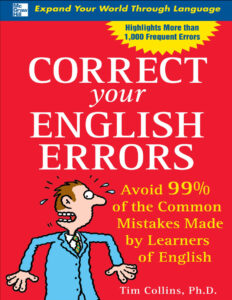 Correct Your English Errors, first edition Kitap Kapağı