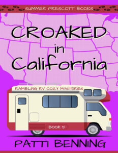 Croaked in California Patti Benning Kitap Kapağı