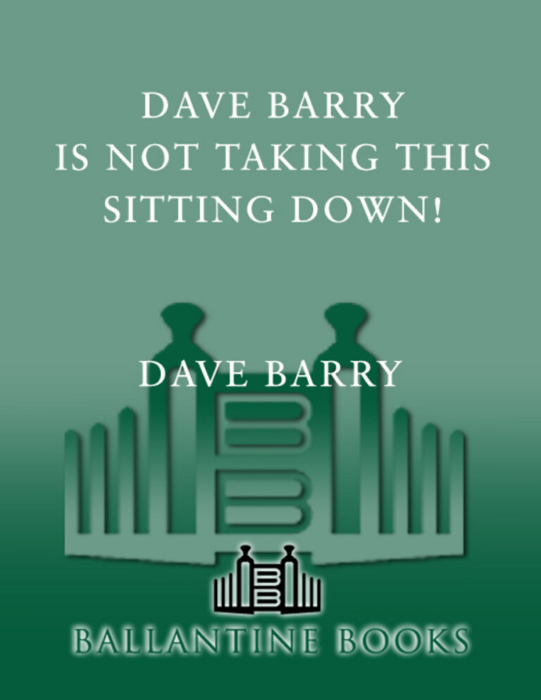 Dave Barry Is Not Taking This Sitting Down Dave Barry Kitap Kapağı