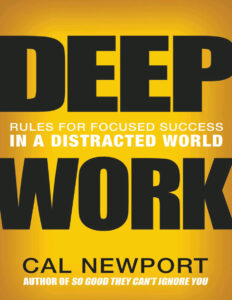 Deep Work Rules for Focused Success in a Distracted World by Cal Kitap Kapağı