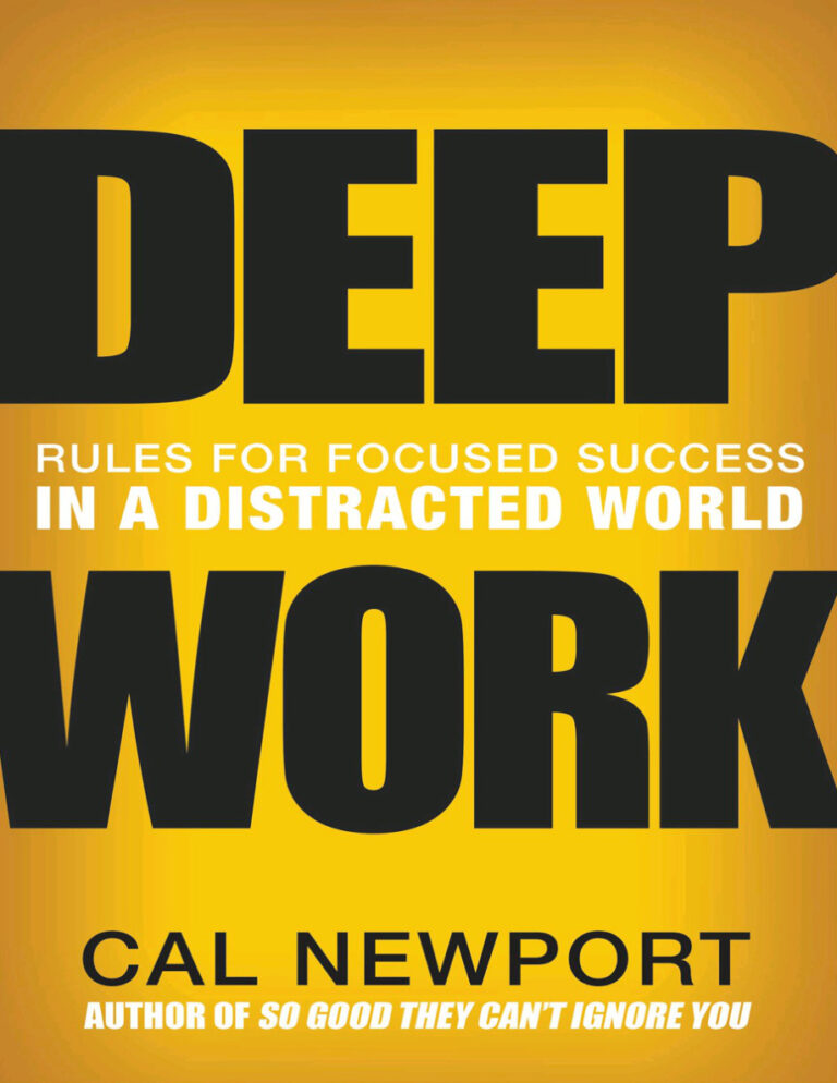 Deep Work PDF – Cal Newport