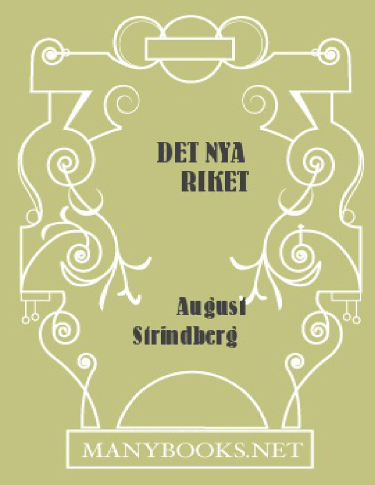 Det nya riket Strindberg August Kitap Kapağı