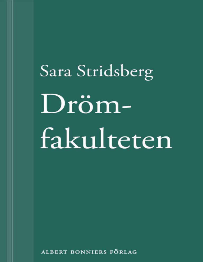 Drömfakulteten PDF Download – Stridsberg Sara