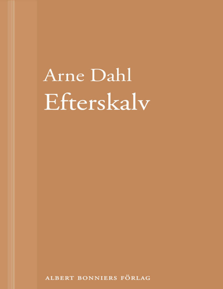Efterskalv Dahl Arne Kitap Kapağı