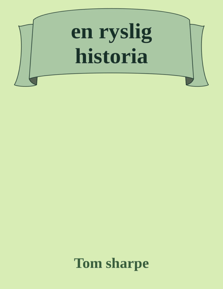 En ryslig historia PDF Download – Sharpe Tom