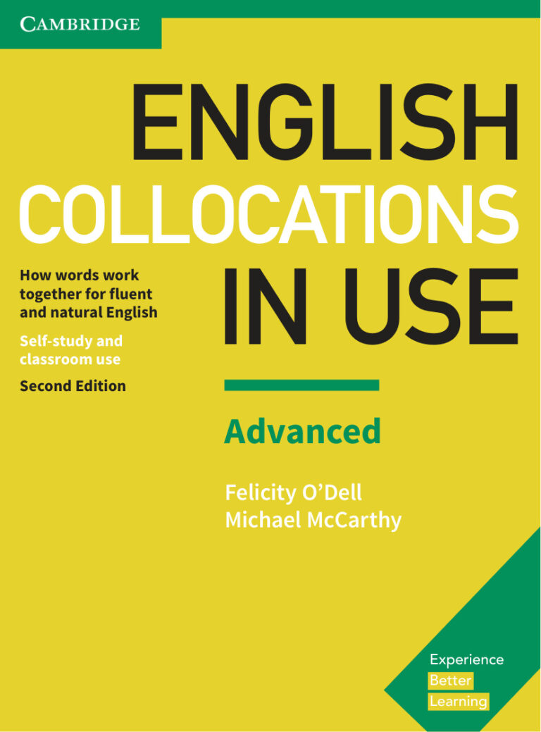 English collocations in use advanced Kitap Kapağı