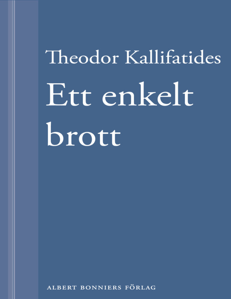 Ett enkelt brott PDF Download – Kallifatides Theodor