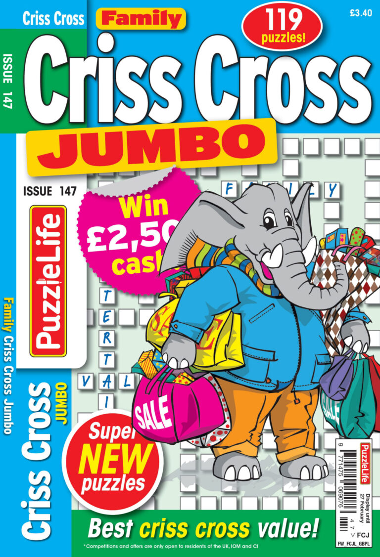 Family Criss Cross Jumbo January 2025 Kitap Kapağı