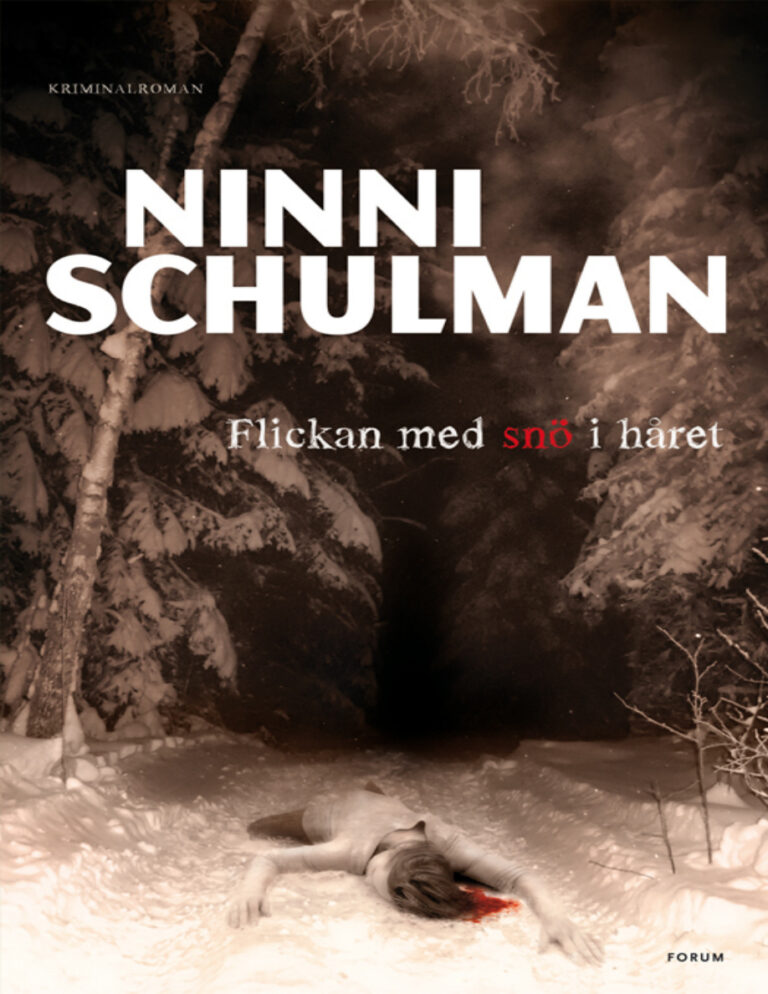 Flickan med sno i haret Schulman Ninni Kitap Kapağı