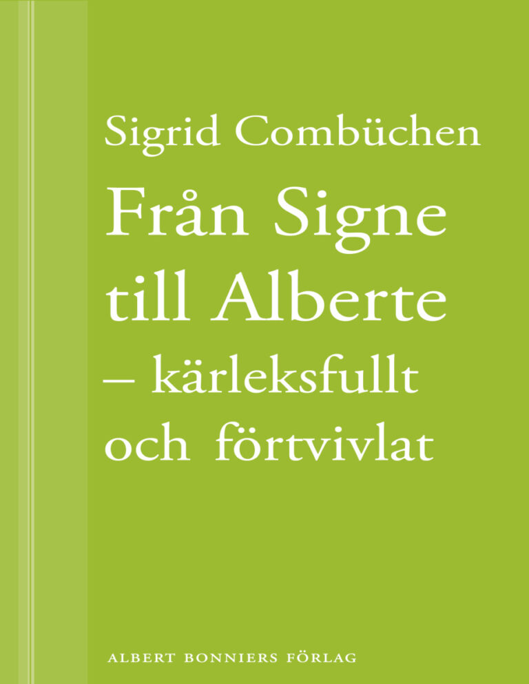 Fran Signe till Alberte karleksfullt och fortvivlat Thorvall Kerstin Kitap Kapağı