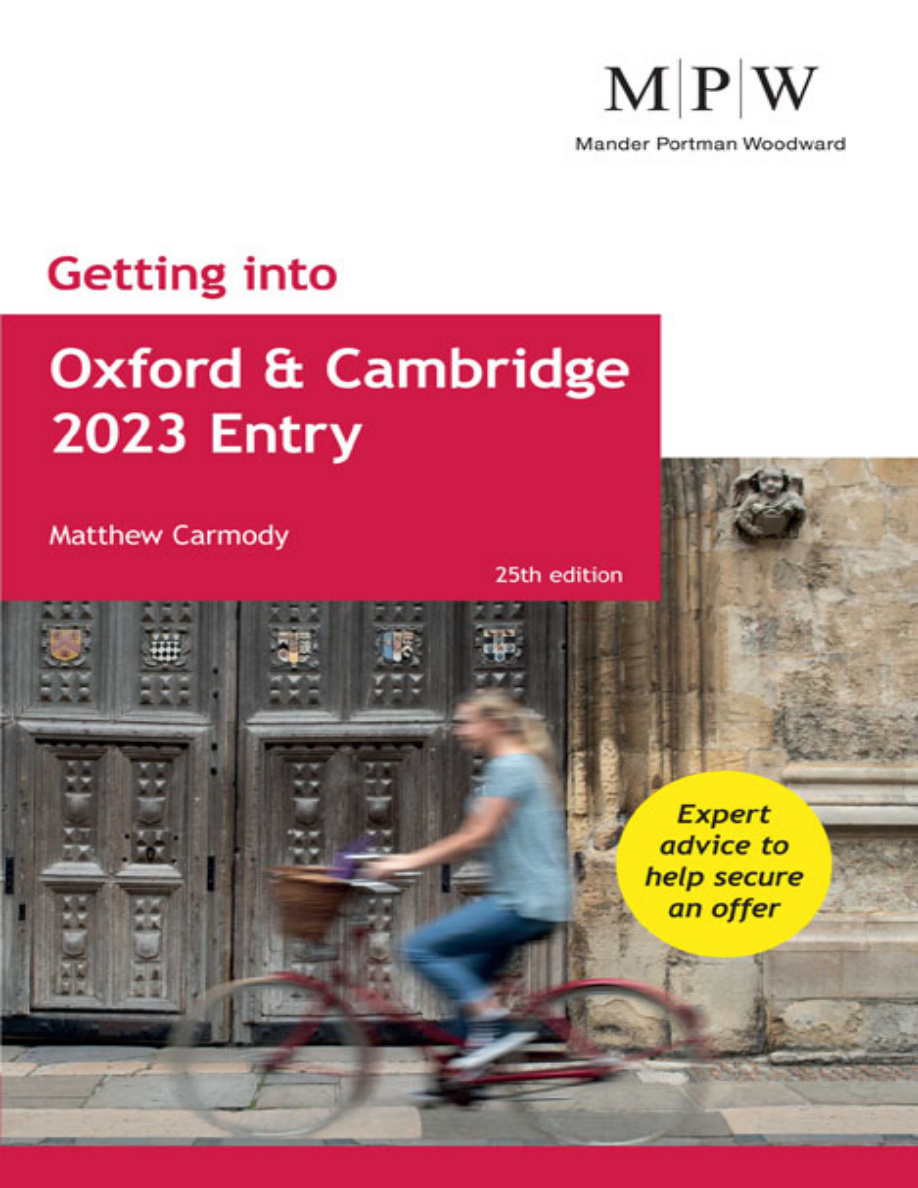 Getting into Oxford and Cambridge 2023 Entry
