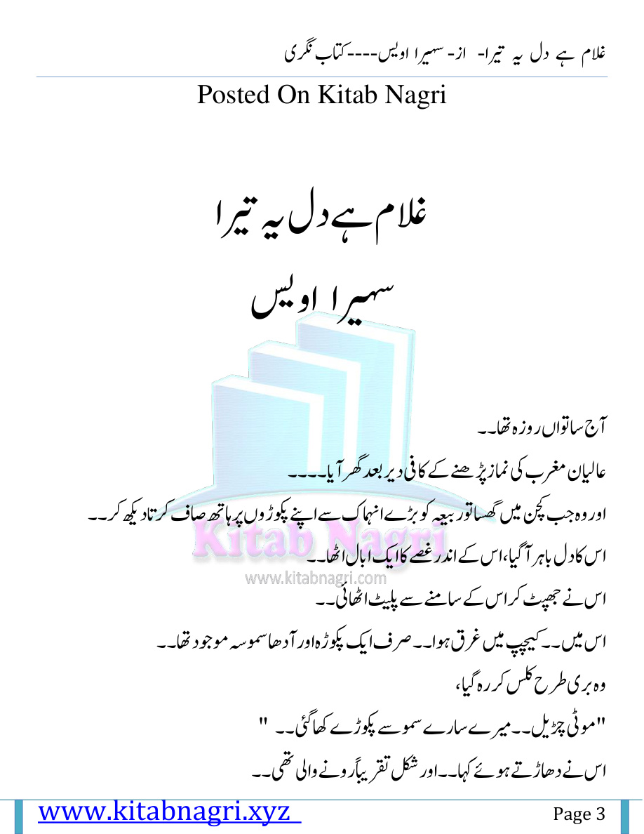 Ghulam Hai Yeh Dil Tera PDF Download