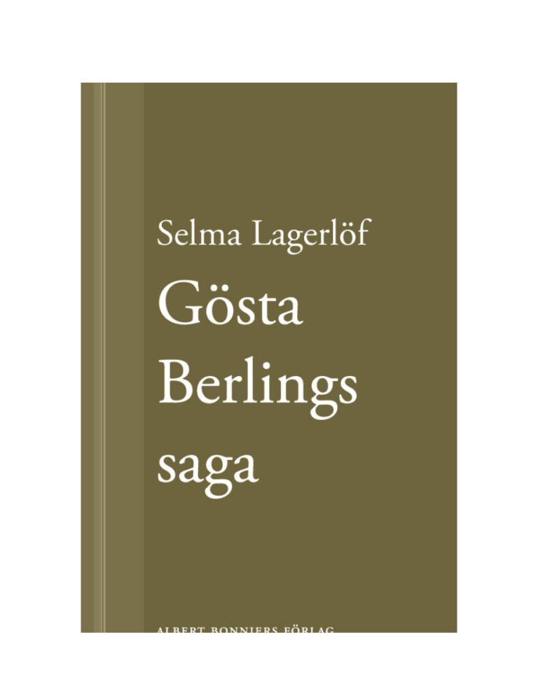Gosta Berlings saga Swedish Edition Lagerlof Selma Kitap Kapağı