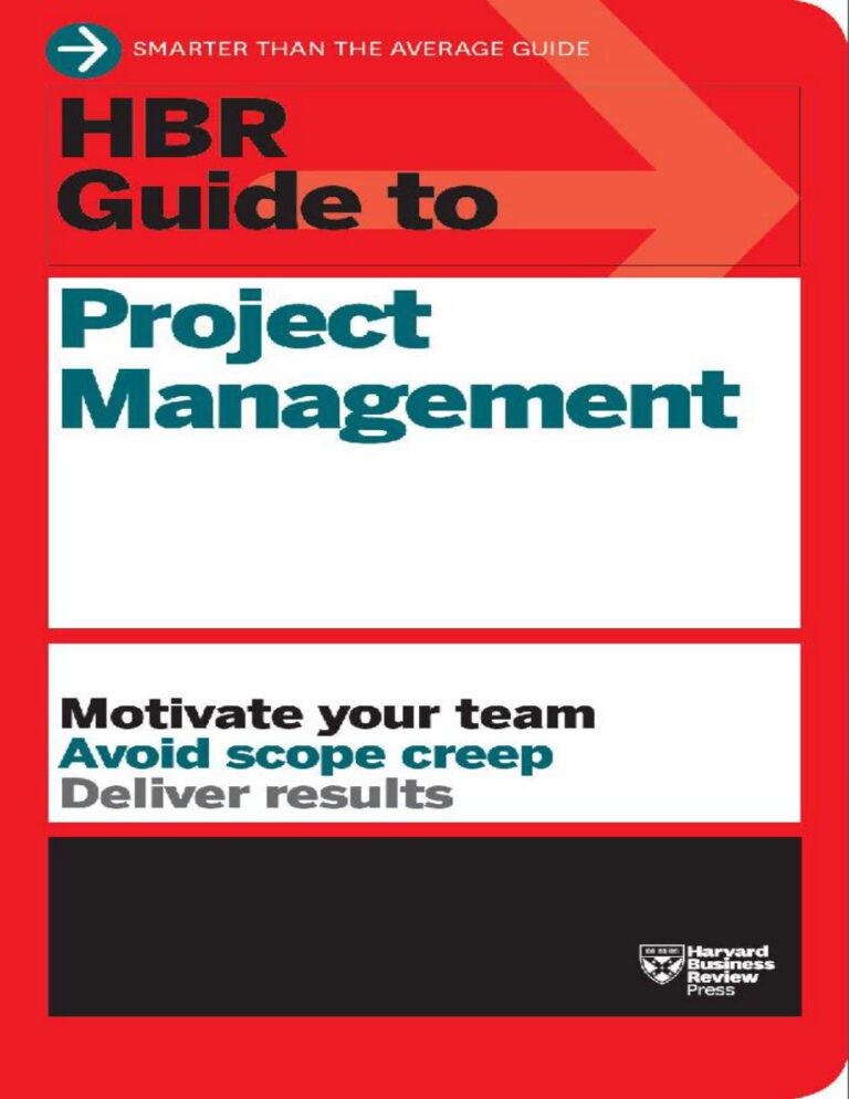 HBR Guide to Project Management (Revised Edition) PDF – Harvard Business Review