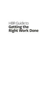 HBR Guide Series Harvard Business Review HBR Guide to Getting the Kitap Kapağı