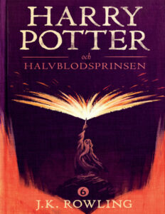 Harry Potter och Halvblodsprinsen Swedish Edition JK Rowling Kitap Kapağı