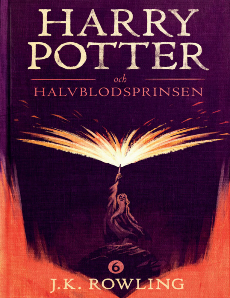 Harry Potter och Halvblodsprinsen Swedish Edition JK Rowling Kitap Kapağı