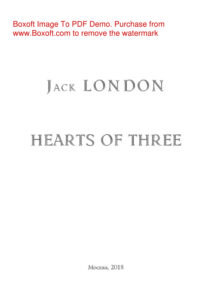 Hearts of Three Russian Edition London J Kitap Kapağı