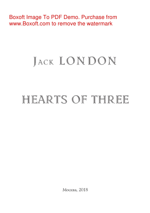 Hearts of Three Russian Edition London J Kitap Kapağı