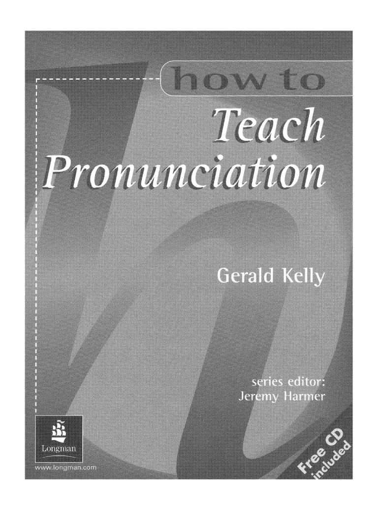 How To Teach Pronunciation Kitap Kapağı