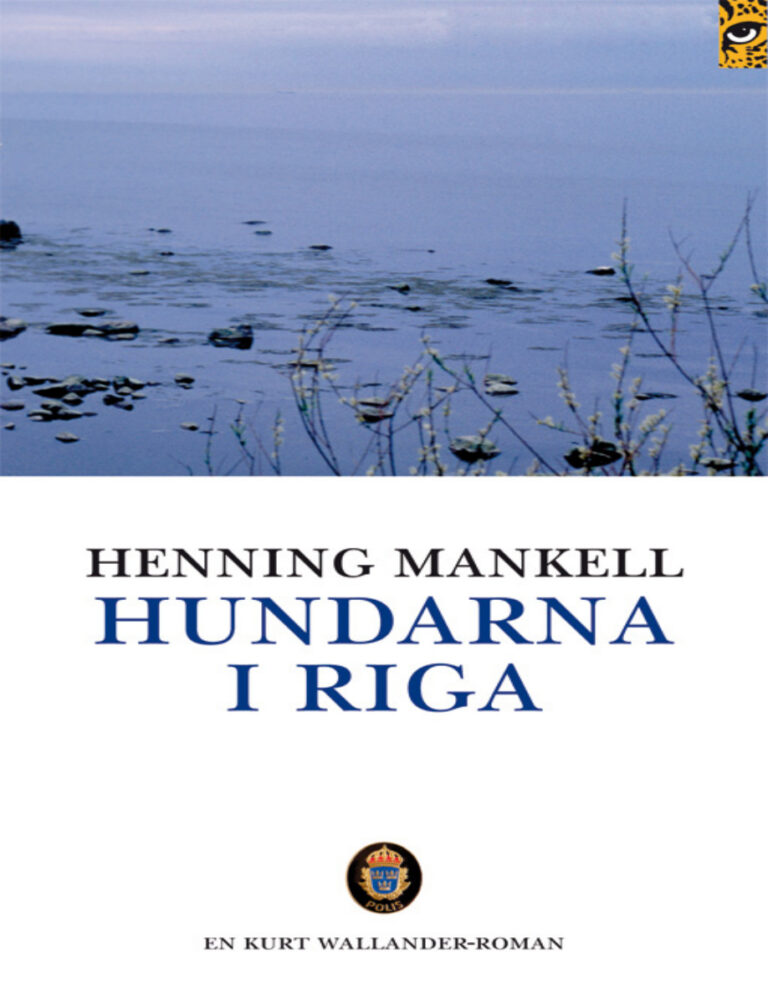 Hundarna i Riga Mankell Henning Kitap Kapağı