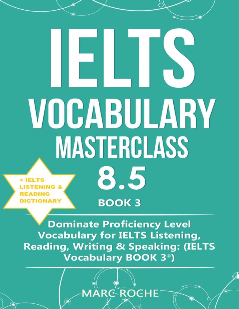 IELTSc1 IELTS Vocabulary Masterclass 8 5 Book 3 Kitap Kapağı