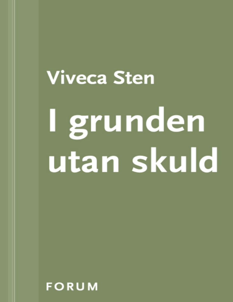 I grunden utan skuld Sten Viveca Kitap Kapağı
