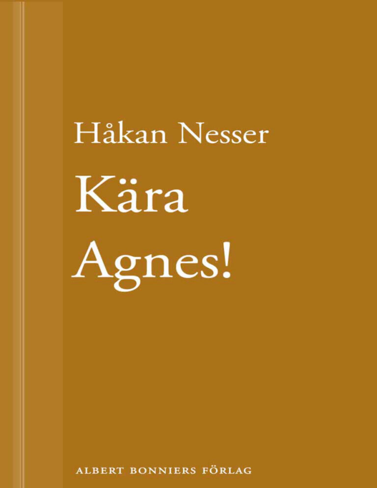 Kara Agnes Nesser Hakan Kitap Kapağı