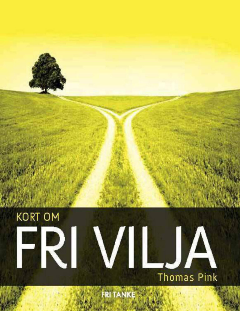 Kort om Fri Vilja Pink Thomas Kitap Kapağı