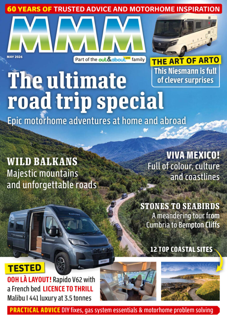 MMM The Motorhomers Magazine May 2026 MMM The Motorhomers Magazine Kitap Kapağı