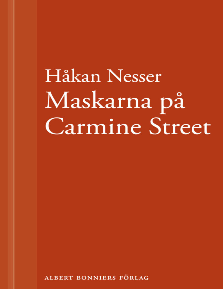 Maskarna pa Carmine Street Hakan Nesser Kitap Kapağı
