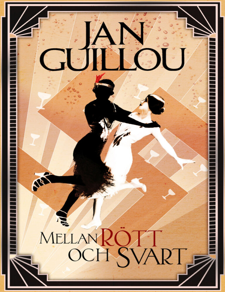 Mellan rott och svart Swedish Edition Jan Guillou Kitap Kapağı