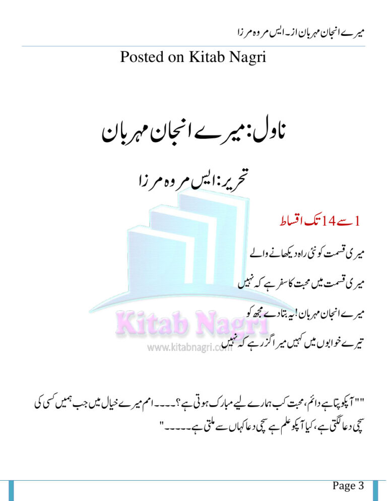 Mere Anjan Humsafar میرے انجان ہمسفر Urdu Edition S Merwa Mirza Kitap Kapağı