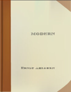 Modern Ahlgren Ernst Kitap Kapağı